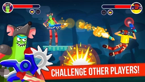 Изображение игры: Ragdoll Rage: Heroes Arena