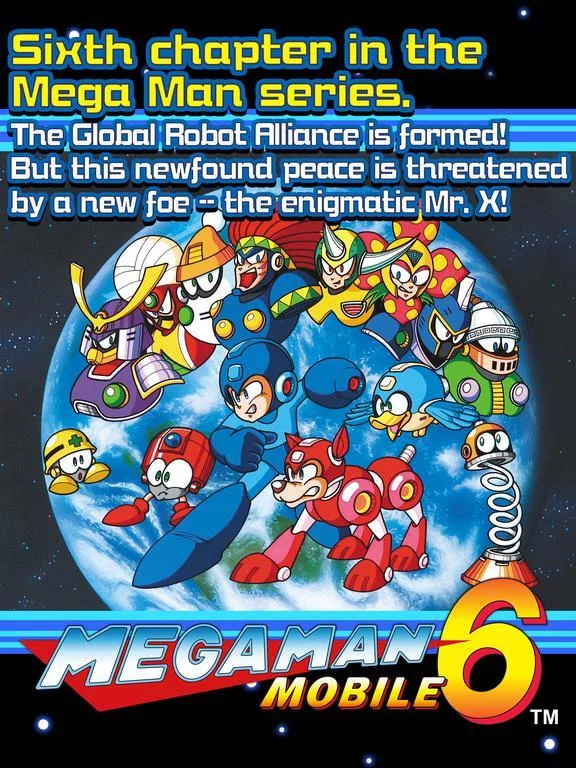 Изображение игры: MEGA MAN 6 MOBILE