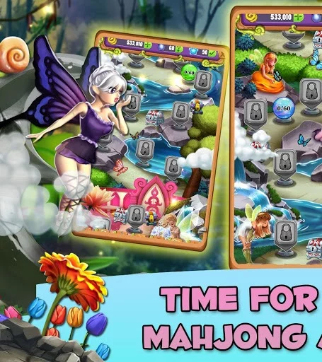 Изображение игры: Mahjong Magic Lands: Fairy King's Quest