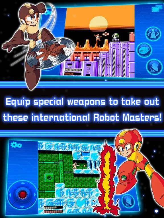 Изображение игры: MEGA MAN 6 MOBILE