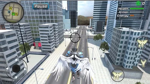 Изображение игры: Crime Angel Superhero - Vegas Air Strike