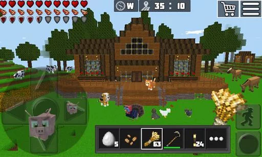 Изображение игры: WorldCraft Premium: Mine & Craft