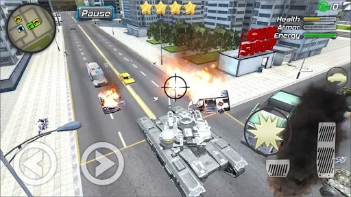 Изображение игры: Crime Angel Superhero - Vegas Air Strike