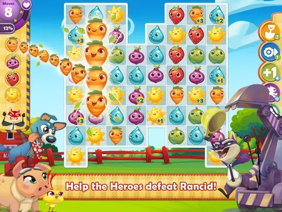 Изображение игры: Farm Heroes Saga