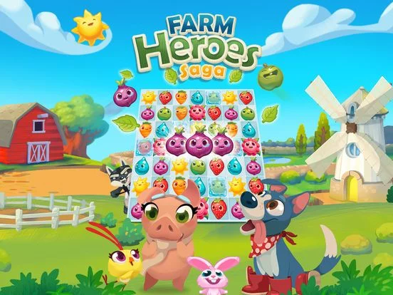 Изображение игры: Farm Heroes Saga