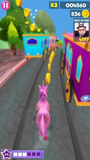 Изображение игры: Unicorn Runner 2019 - Running Game