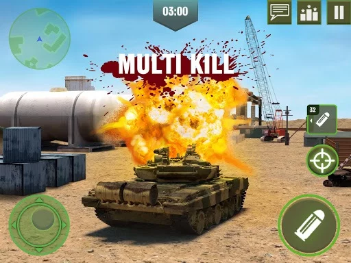 Изображение игры: War Machines: Free Multiplayer Tank Shooting Games