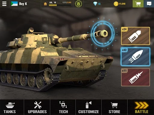 Изображение игры: War Machines: Free Multiplayer Tank Shooting Games