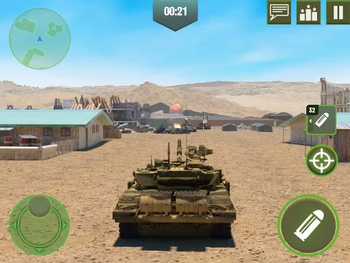 Изображение игры: War Machines: Free Multiplayer Tank Shooting Games