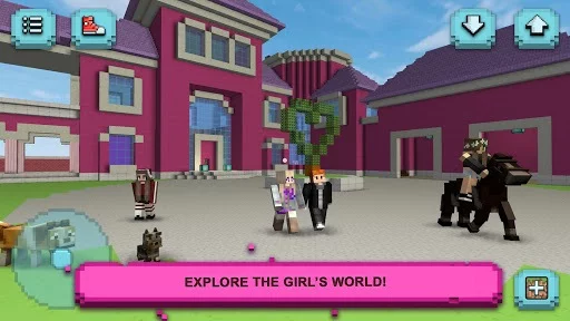 Изображение игры: Girls World Exploration: Crafting & Building