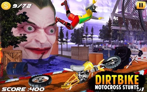 Изображение игры: Dirt Bike Cop Race Free Flip Motocross Racing Game