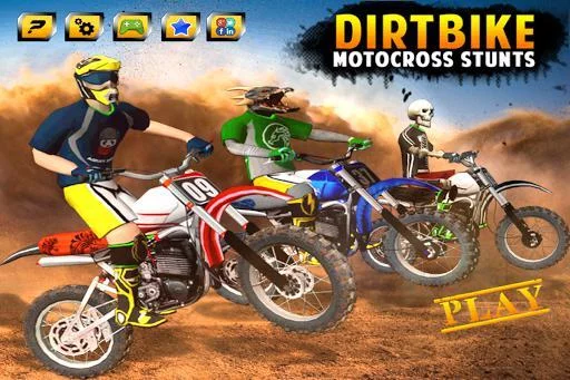 Изображение игры: Dirt Bike Cop Race Free Flip Motocross Racing Game