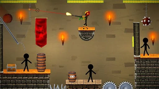 Изображение игры: Stickman vs Stickmen Games: Shotgun Shooting
