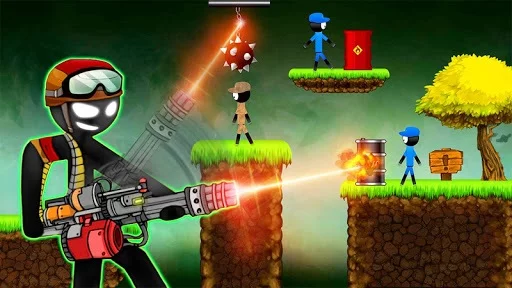 Изображение игры: Stickman vs Stickmen Games: Shotgun Shooting