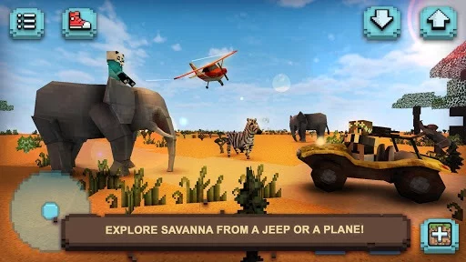 Изображение игры: Savanna Safari Craft: Animals