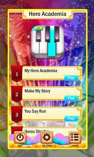 Изображение игры: Piano for My Hero Academia