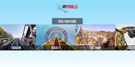 Изображение игры: VR Thrills: Roller Coaster 360 (Google Cardboard)
