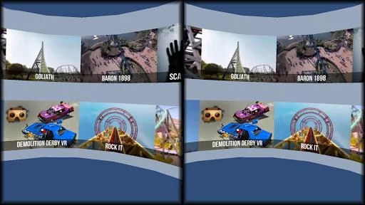Изображение игры: VR Thrills: Roller Coaster 360 (Google Cardboard)