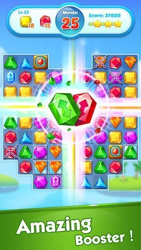 Изображение игры: Jewel Crush - Jewels & Gems Match 3 Legend