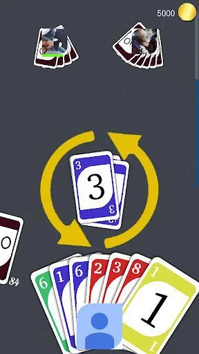 Изображение игры: One online (Crazy Eights)