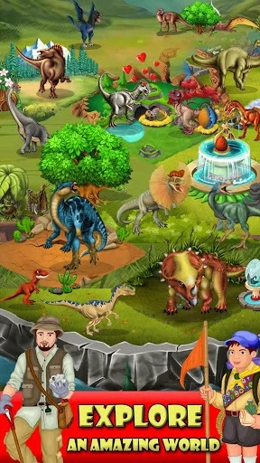 Изображение игры: DINO WORLD - Jurassic dinosaur game