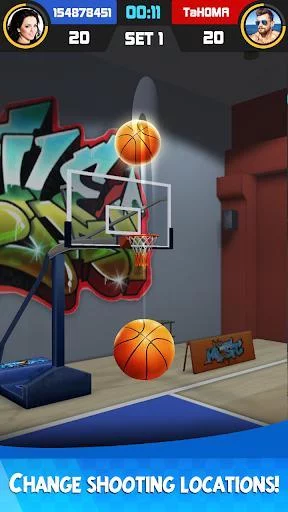 Изображение игры: Basketball Tournament - Free Throw Game