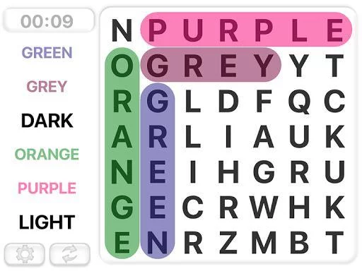 Изображение игры: Word Search Games in english