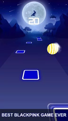 Изображение игры: BLACKPINK Hop: KPOP Rush Dancing Tiles Game 2019!