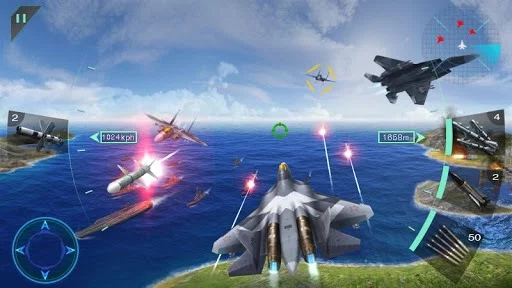 Изображение игры: Sky Fighters 3D