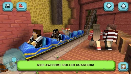 Изображение игры: Theme Park Craft: Build & Ride