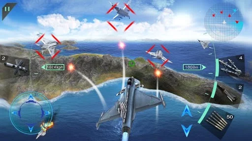 Изображение игры: Sky Fighters 3D