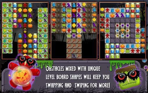 Изображение игры: Halloween Drops 4 - Match three puzzle