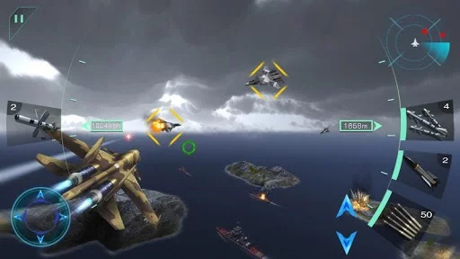 Изображение игры: Sky Fighters 3D