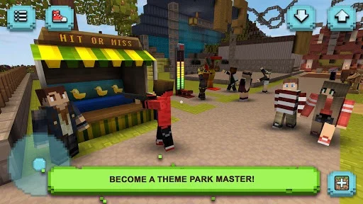 Изображение игры: Theme Park Craft: Build & Ride