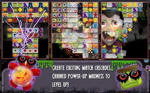 Изображение игры: Halloween Drops 4 - Match three puzzle