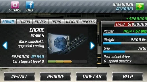 Изображение игры: Drag Racing