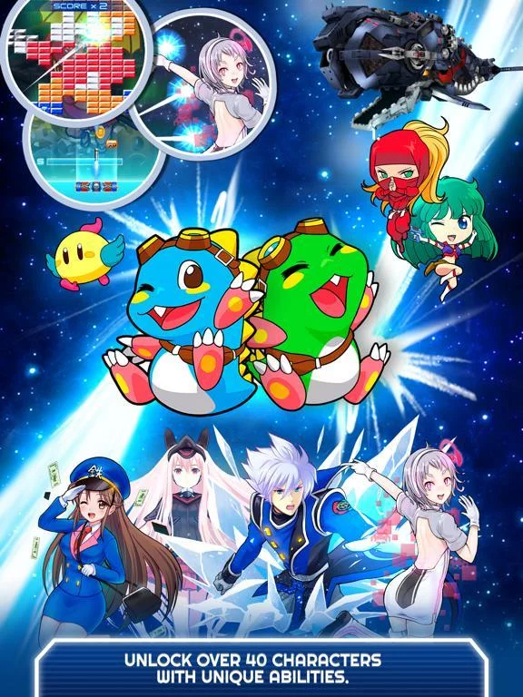 Изображение игры: Arkanoid vs Space Invaders