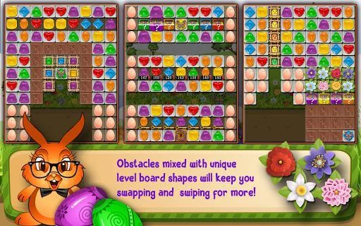 Изображение игры: Bunny Drops 2 - Match three puzzle