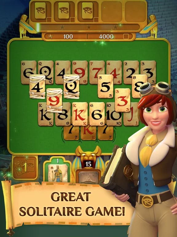 Изображение игры: Pyramid Solitaire Saga