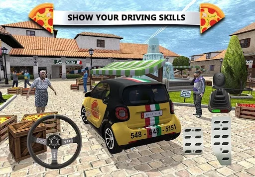 Изображение игры: Pizza Delivery: Driving Simulator