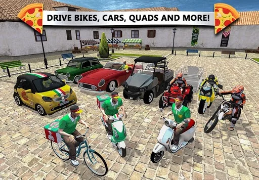 Изображение игры: Pizza Delivery: Driving Simulator