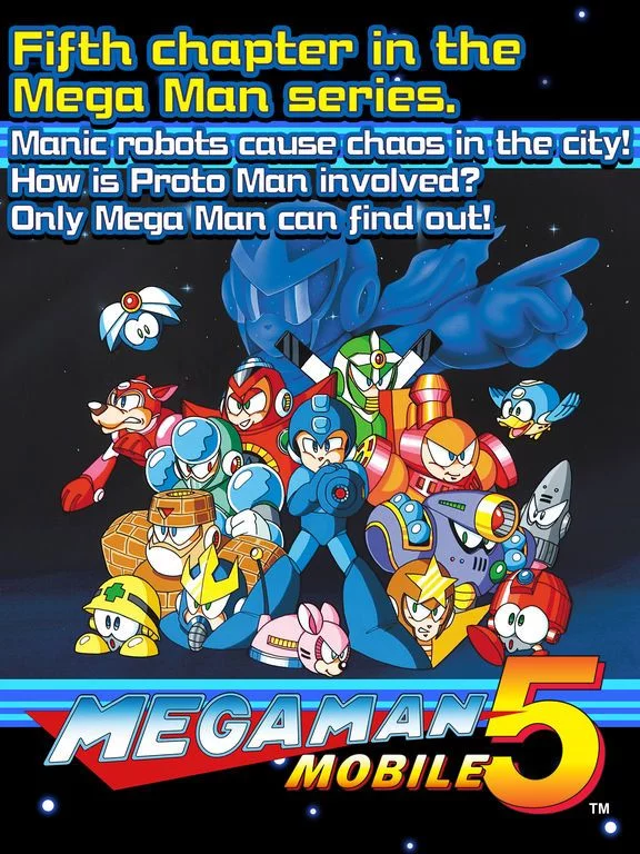 Изображение игры: MEGA MAN 5 MOBILE