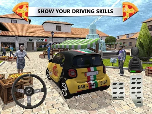 Изображение игры: Pizza Delivery: Driving Simulator