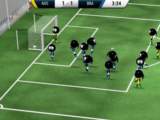 Изображение игры: Stickman Soccer 2016