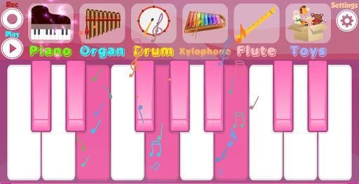 Изображение игры: Pink Piano