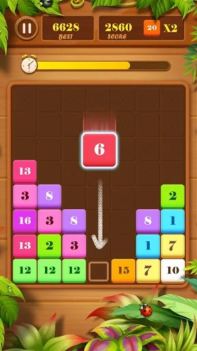 Изображение игры: Drag n Merge: Block Puzzle