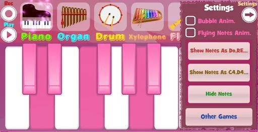 Изображение игры: Pink Piano