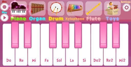 Изображение игры: Pink Piano
