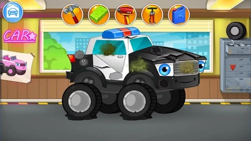 Изображение игры: Repair machines - monster trucks