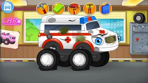Изображение игры: Repair machines - monster trucks